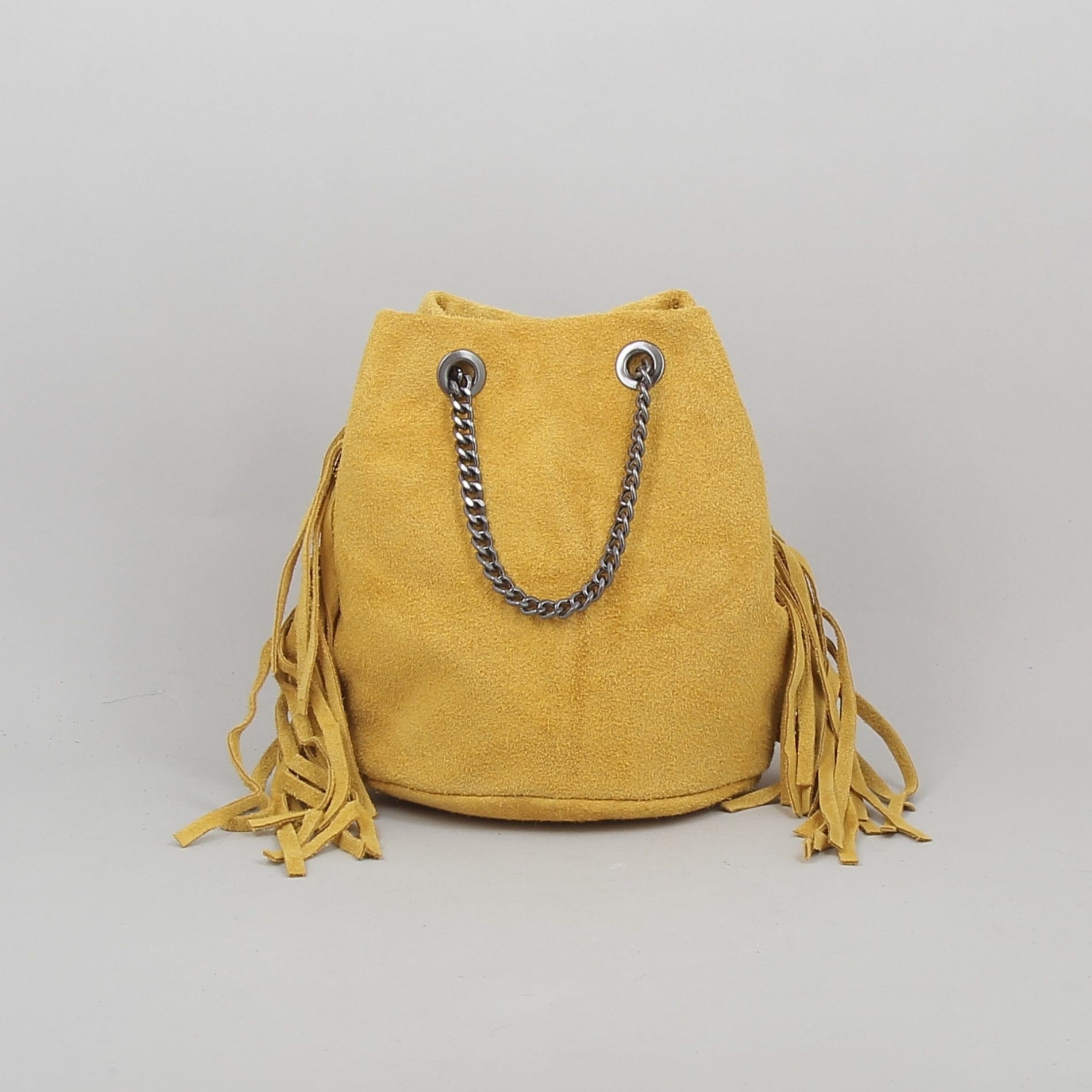Sac top bourse jaune