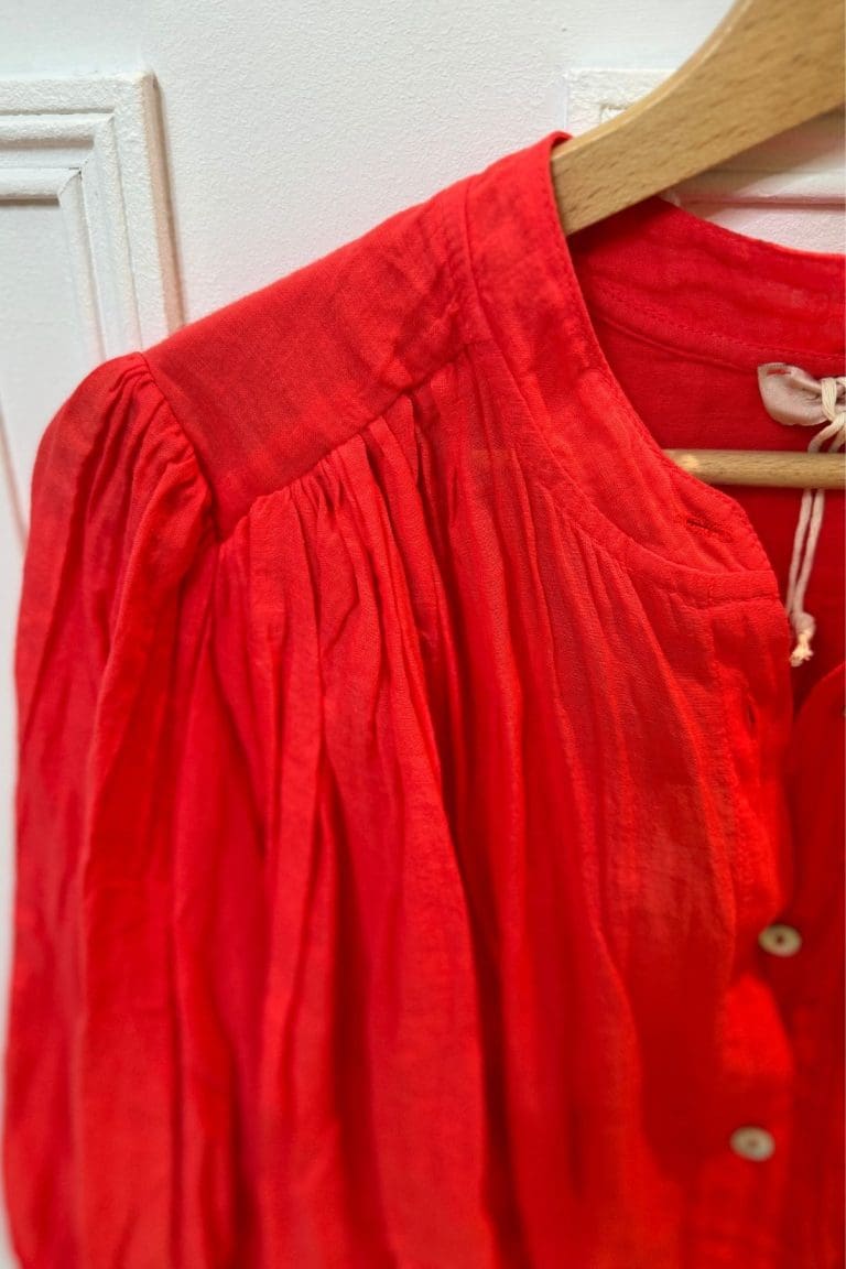 chemise riley rouge outremesure