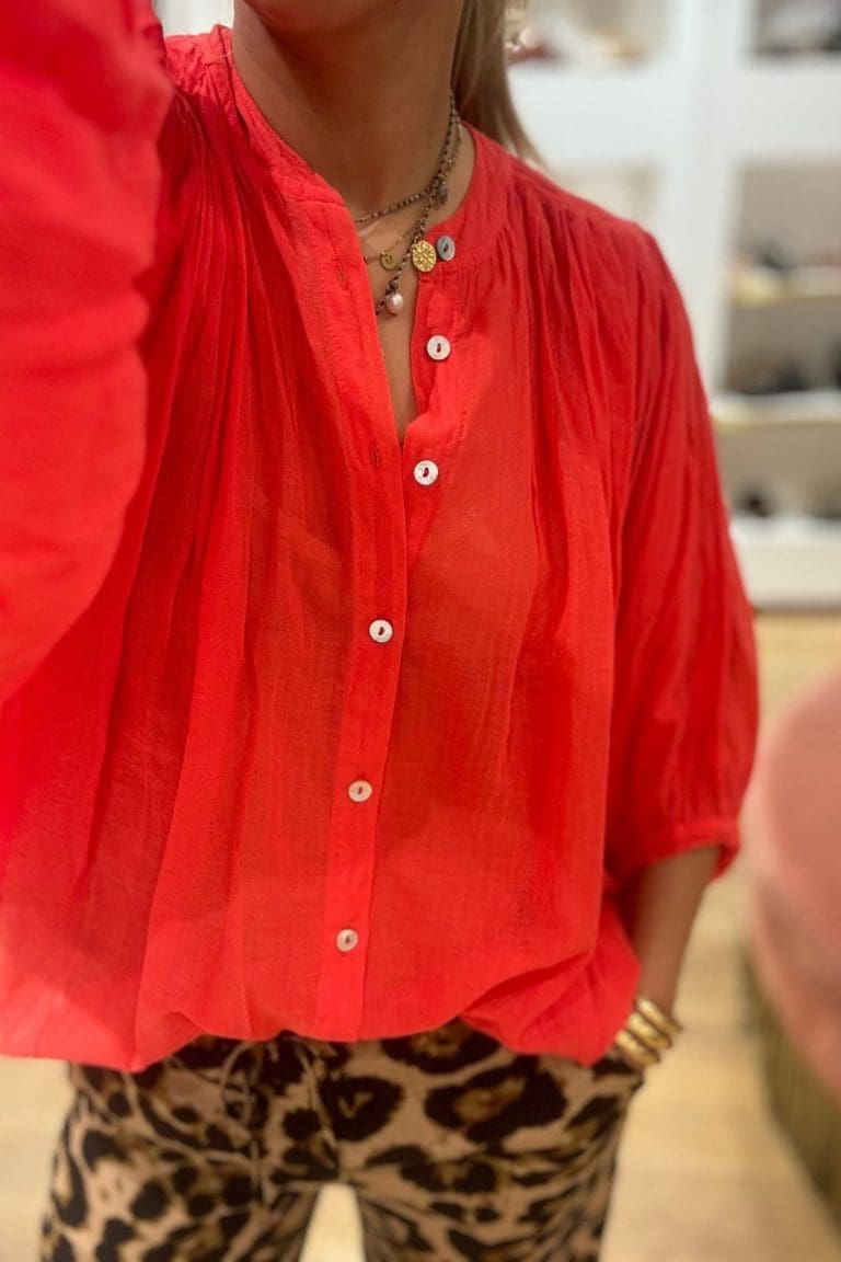 chemise riley rouge outremesure