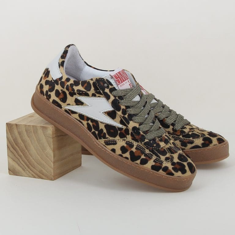 Basquette leopard femme best sale