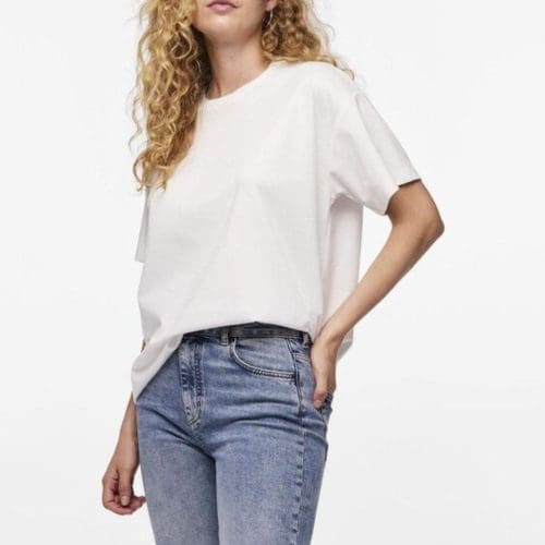tshirt pcskylar e25 blanc Pieces