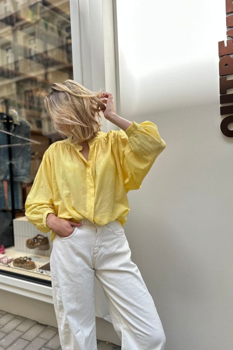blouse mila e25 jaune outremesure