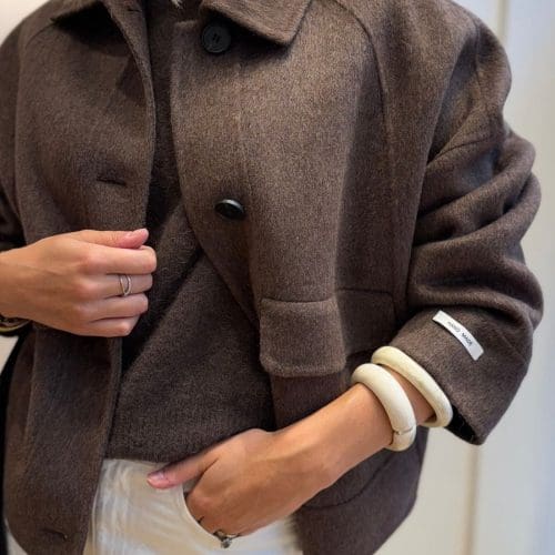 veste mae h26 marron outremesure