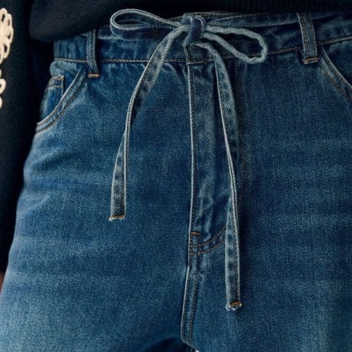 jean objrosie bleu object