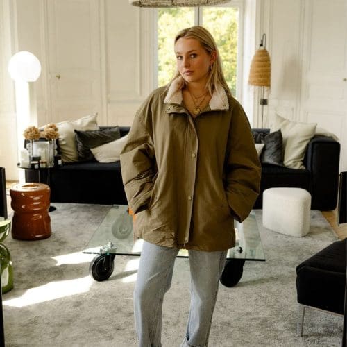 manteau alma h26 kaki see u soon