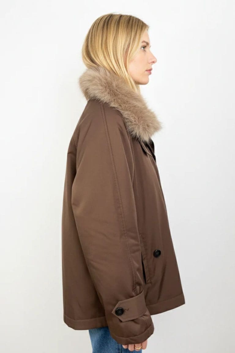 blouson brune h26