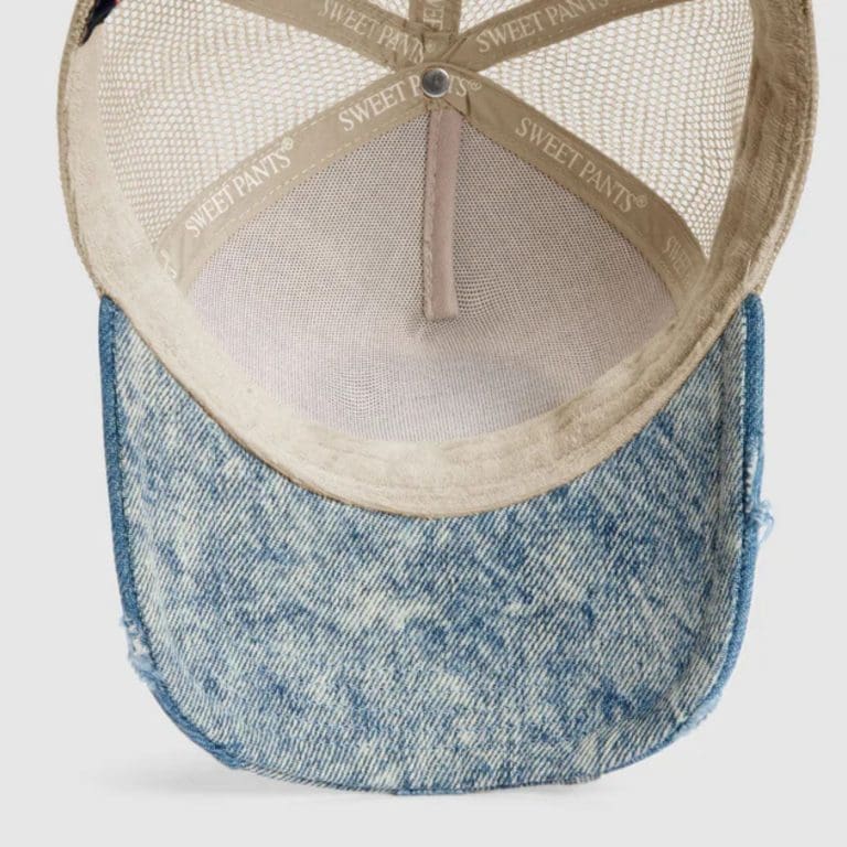 cap home run patchwo beige sweet pants