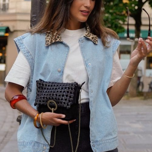 veste pcbreia e26 bleu pieces