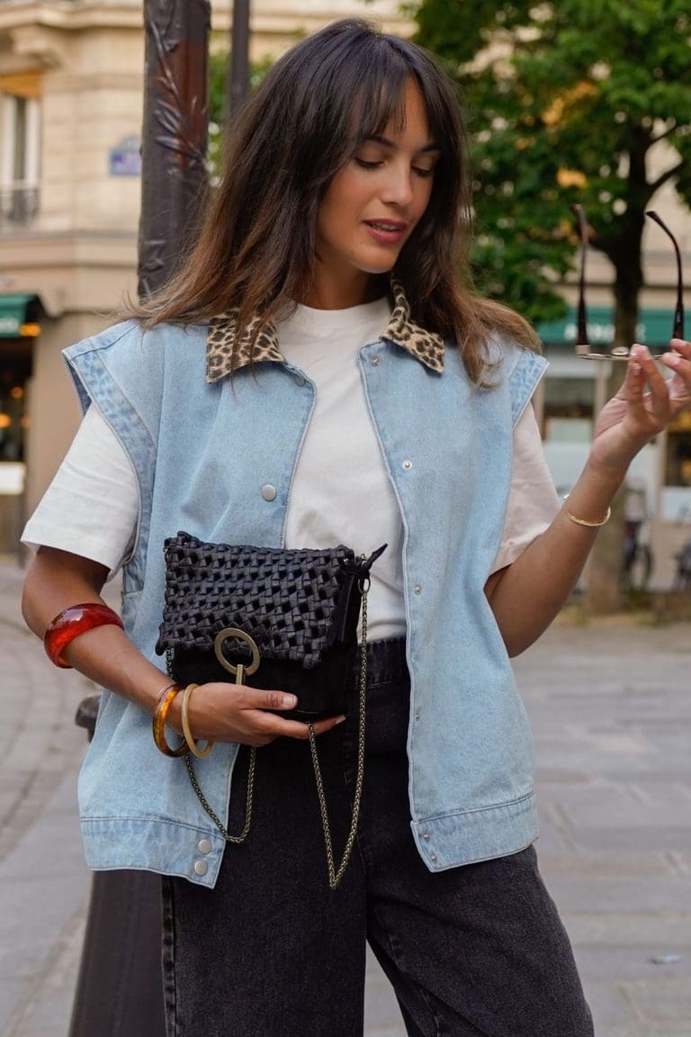 veste pcbreia e26 bleu pieces