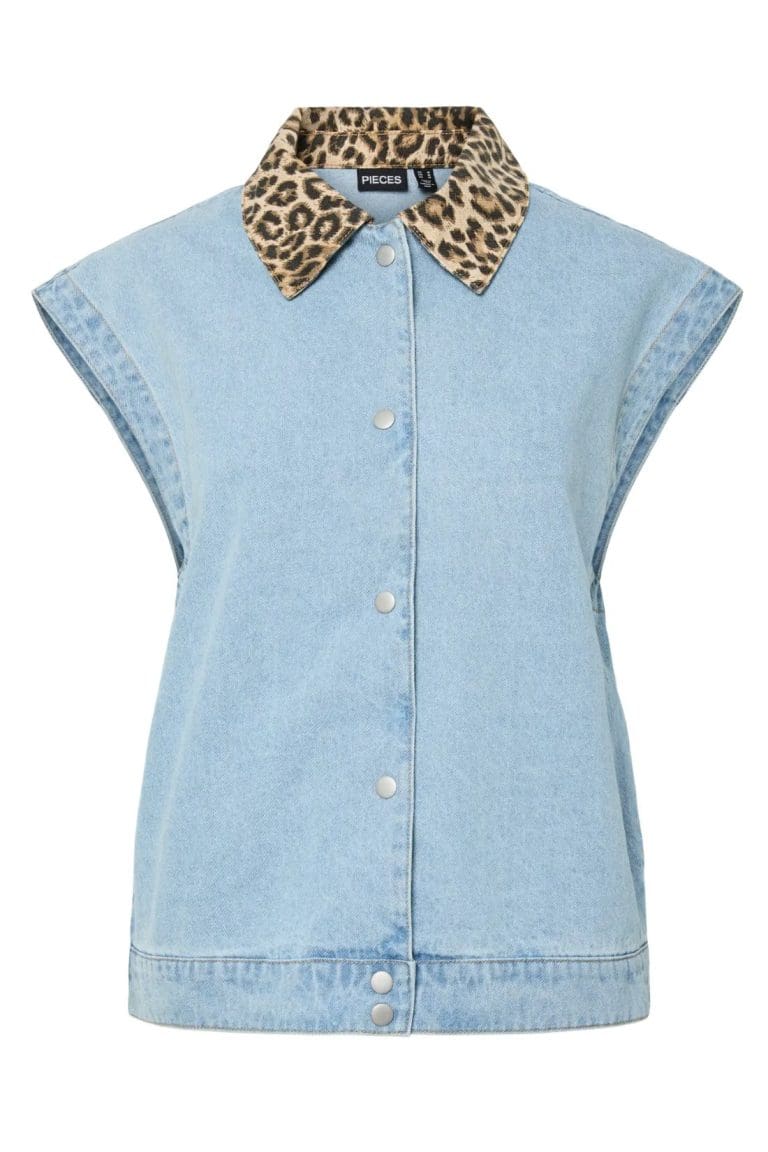 veste pcbreia e26 bleu pieces