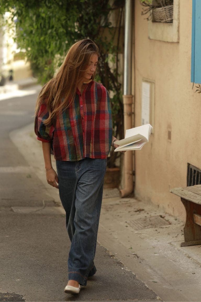 blouse mara e26 rose orfeo - lmk