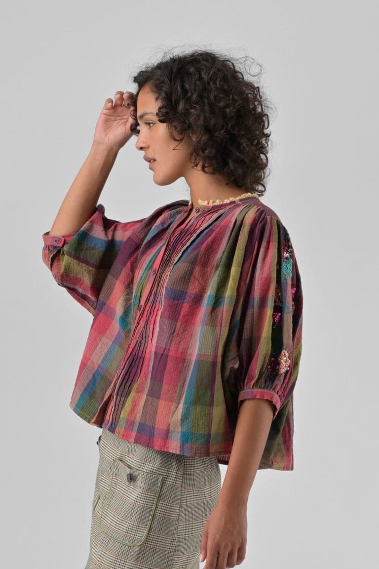 blouse mara e26 rose orfeo - lmk