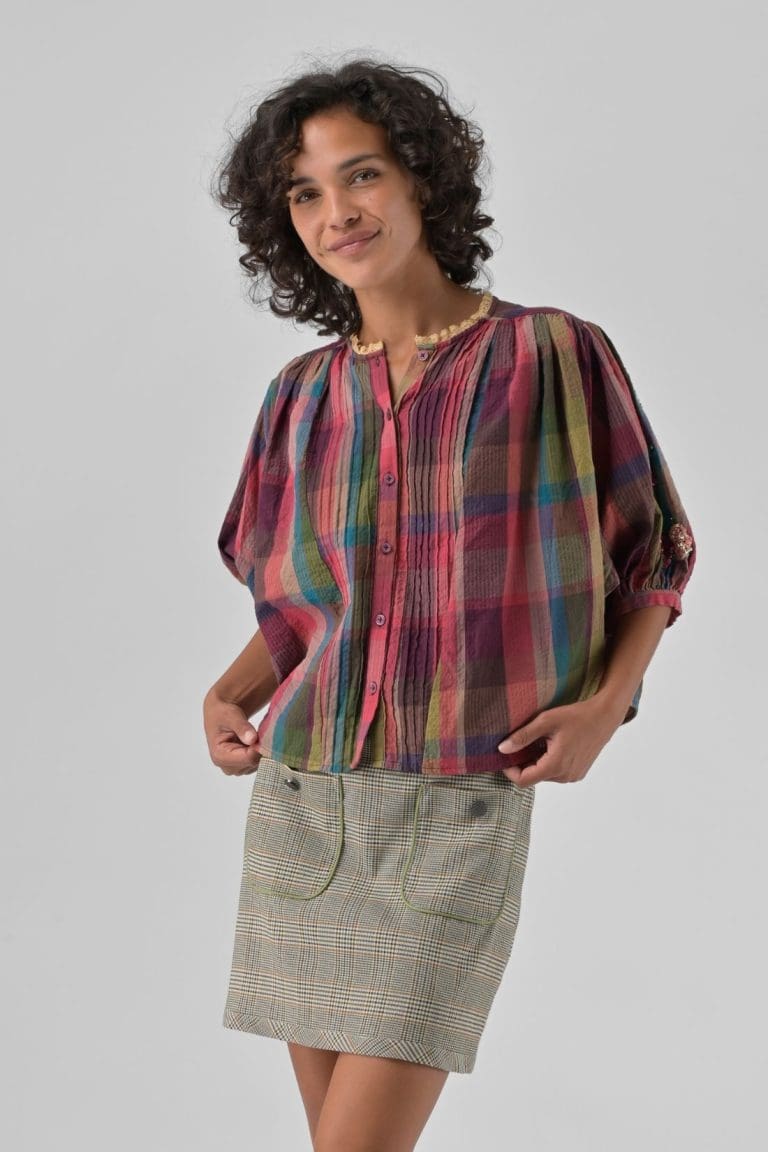 blouse mara e26 rose orfeo - lmk