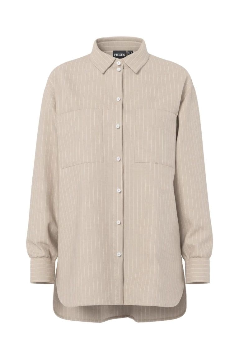 chemise pcmelia e26 beige pieces