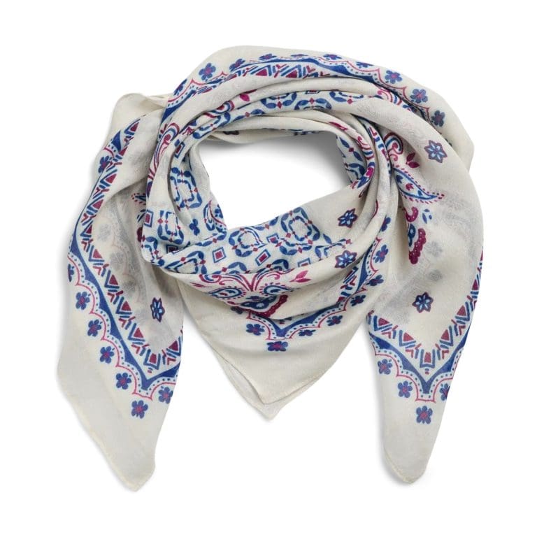foulard pcmirandi sq blanc pieces