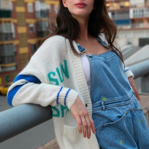 gilet lainara e26 ecru Laureplusmax
