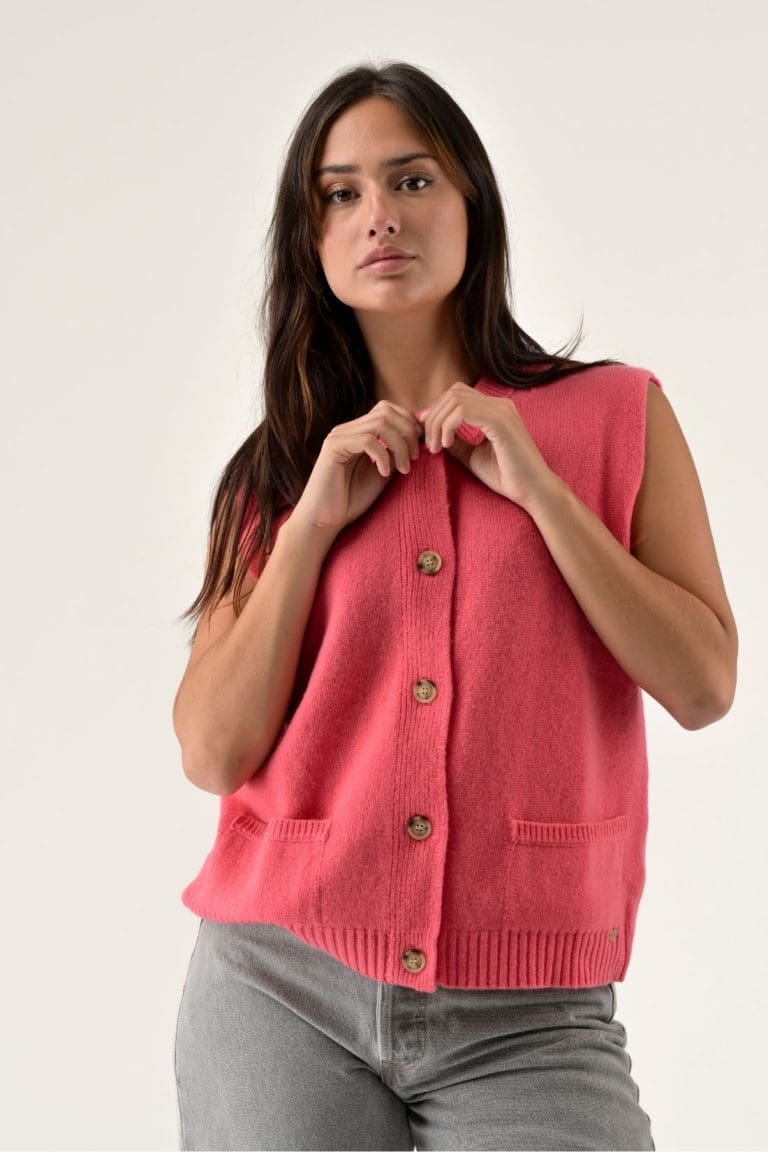 gilet matt e26 rose orfeo - lmk