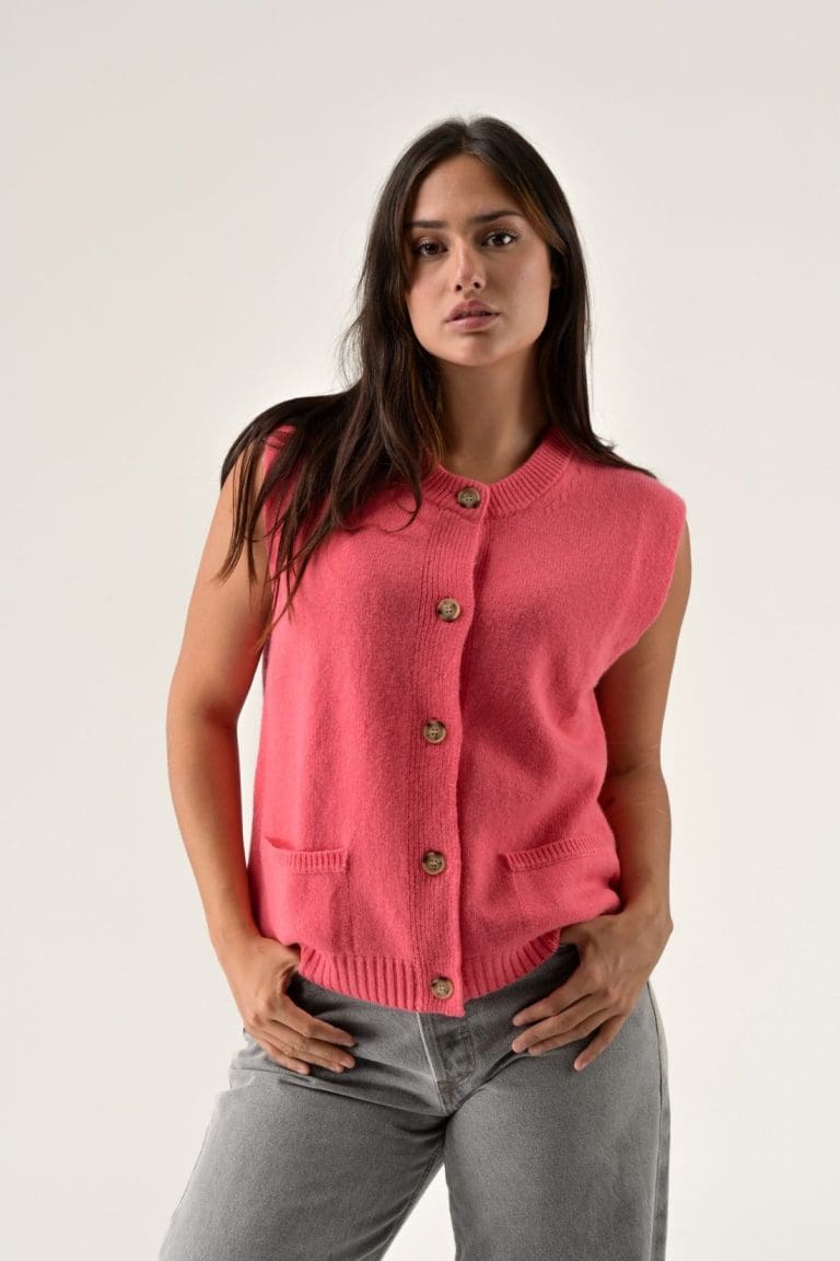 gilet matt e26 rose orfeo - lmk
