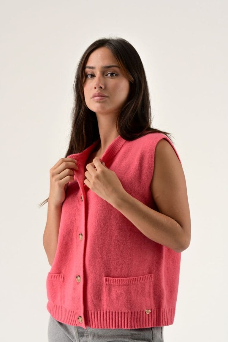 gilet matt e26 rose orfeo - lmk