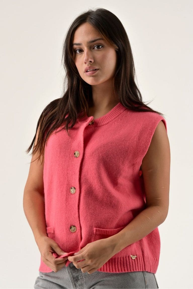 gilet matt e26 rose orfeo - lmk