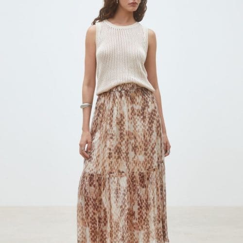 jupe fauve e26 beige suncoo