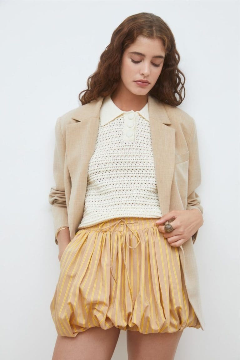 jupe florid e26 camel suncoo
