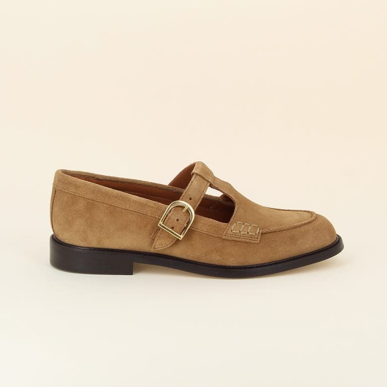mocassin anne e26 camel Maison Toufet