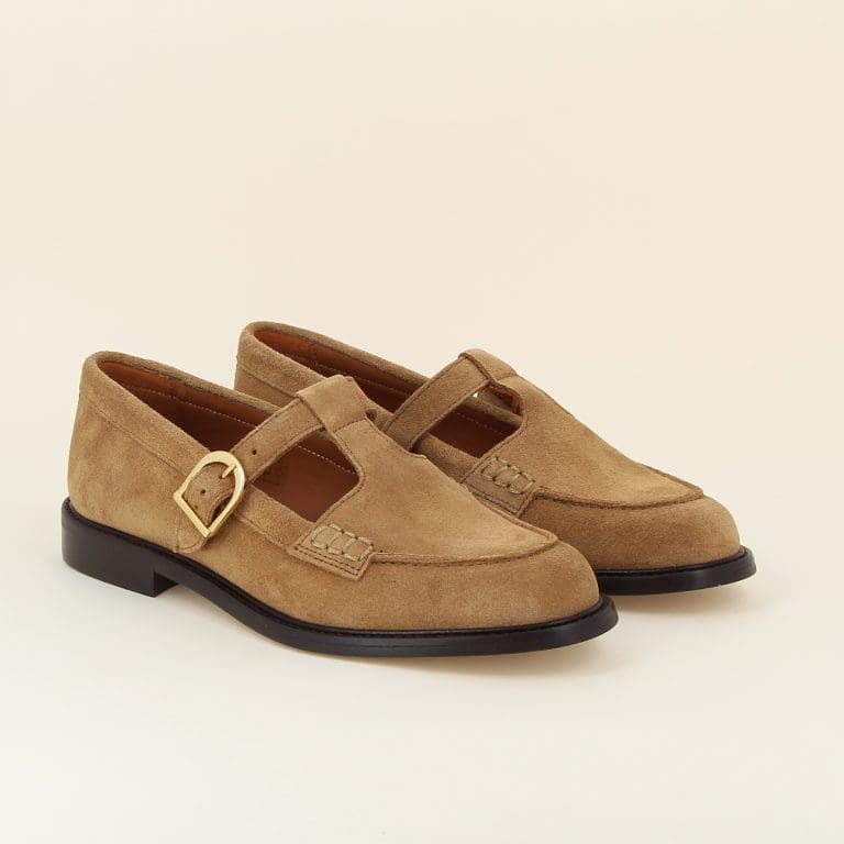mocassin anne e26 camel Maison Toufet