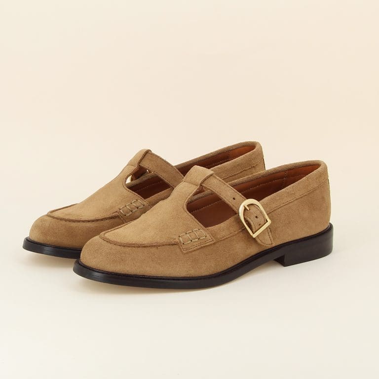 mocassin anne e26 camel Maison Toufet