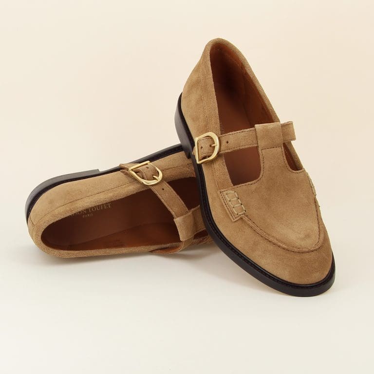mocassin anne e26 camel Maison Toufet