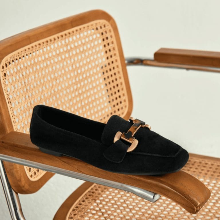 mocassin hevano noir Reqins