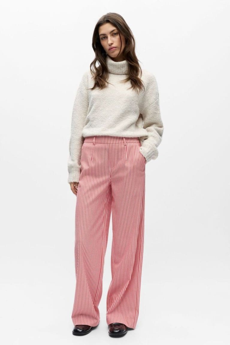 pantalon objlisa e26 rouge object