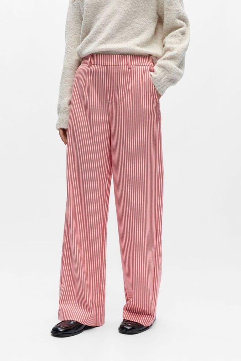 pantalon objlisa e26 rouge object
