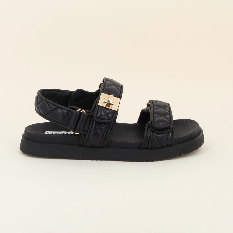 sandale mona q noir Steve Madden
