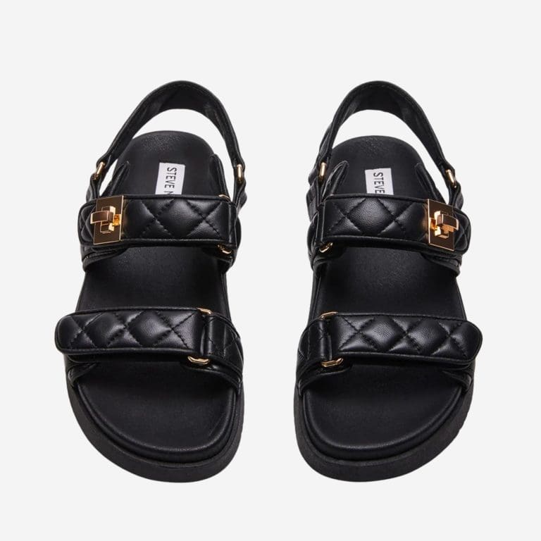 sandale mona q noir Steve Madden