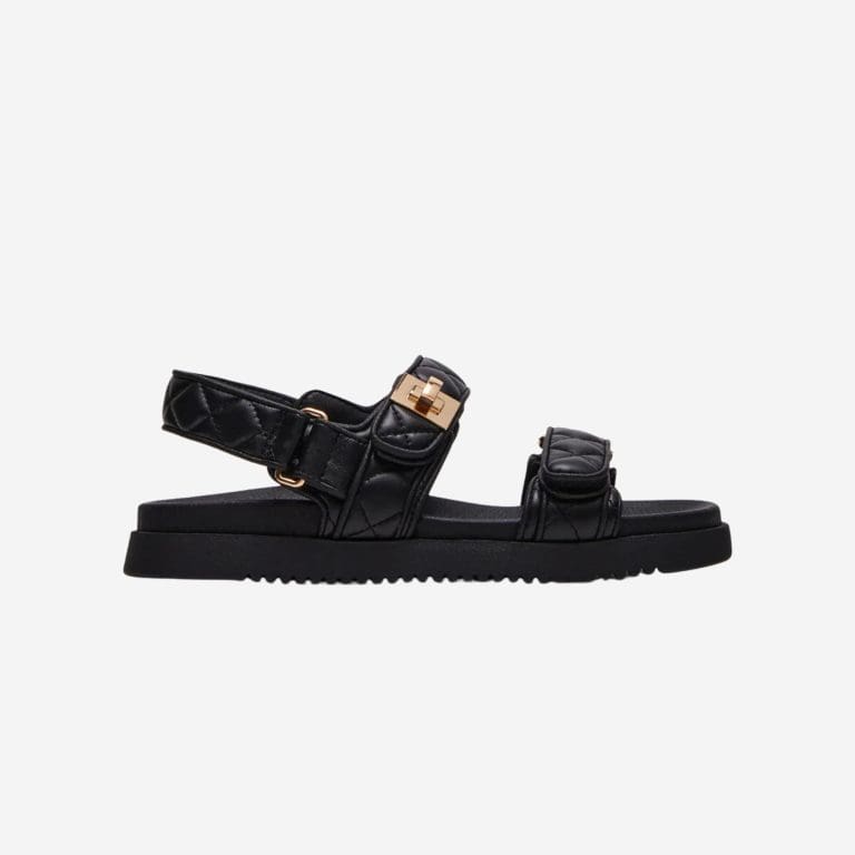 sandale mona q noir Steve Madden