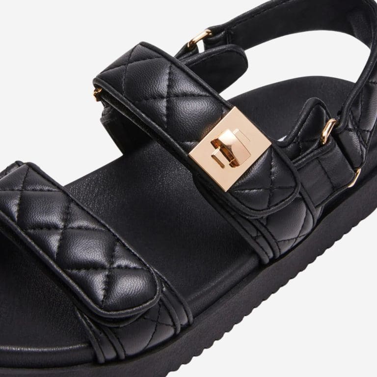 sandale mona q noir Steve Madden