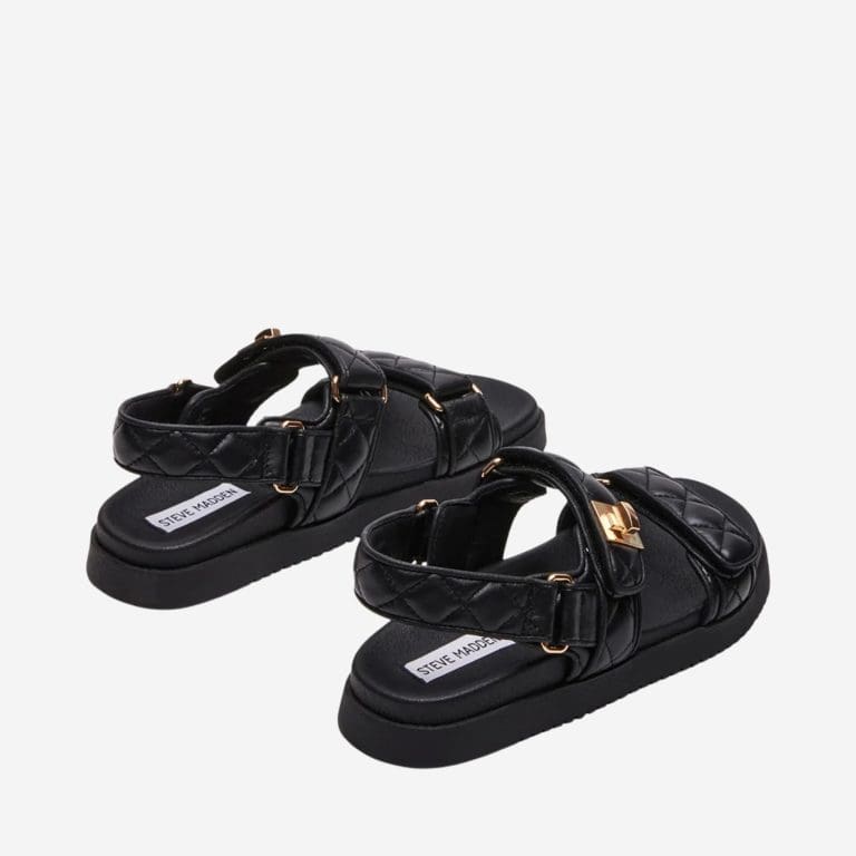 sandale mona q noir Steve Madden