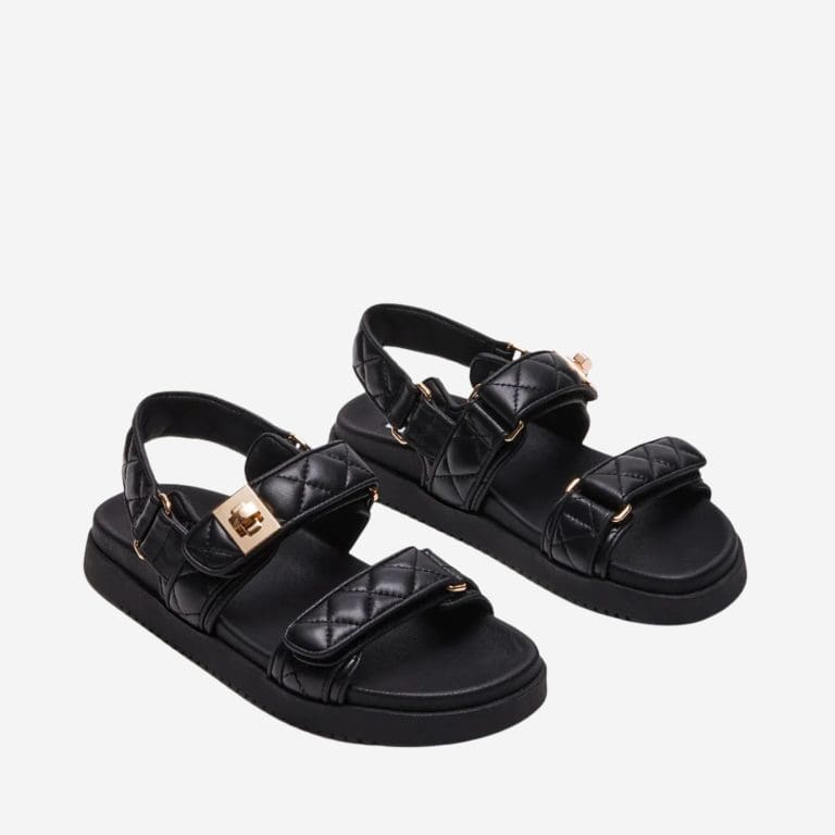sandale mona q noir Steve Madden