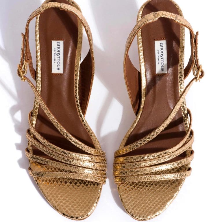 sandale naia 55 e26 doré anonymous copenhagen