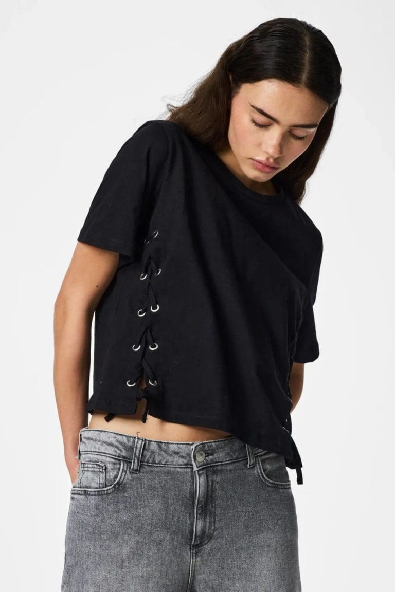 tshirt pcfenja e26 noir Pieces
