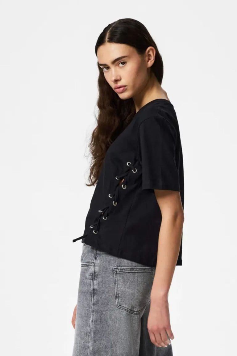 tshirt pcfenja e26 noir Pieces