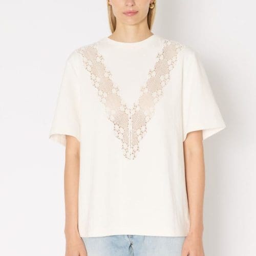 tshirt tacha e26 blanc Berenice