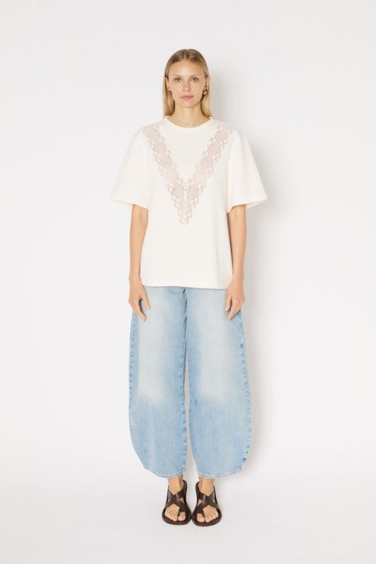 tshirt tacha e26 blanc Berenice