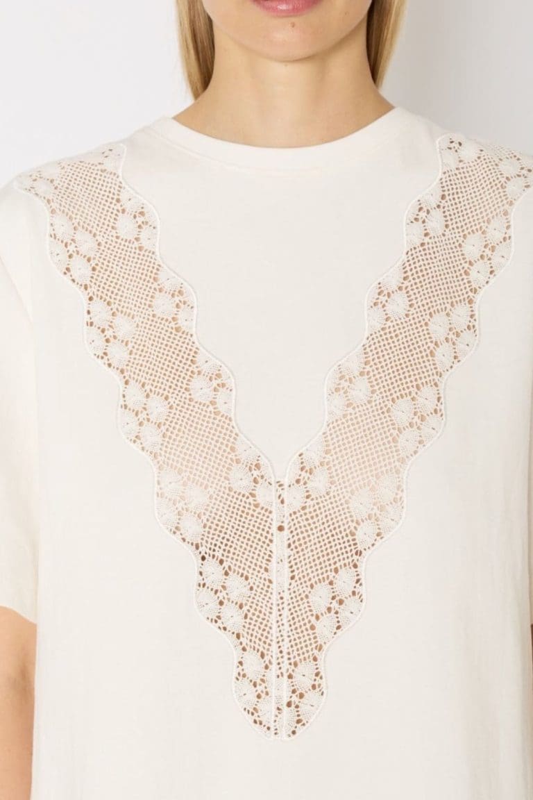 tshirt tacha e26 blanc Berenice