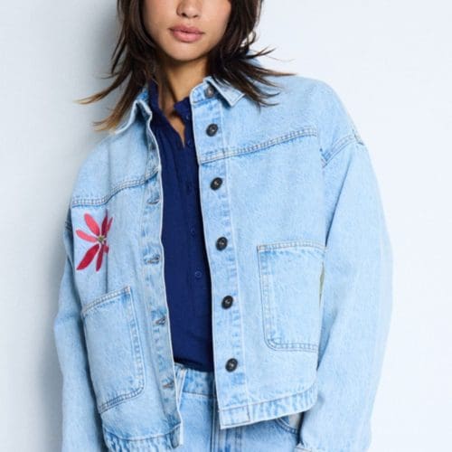 veste bauve bleu ichi