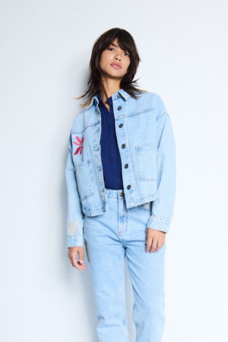 veste bauve bleu ichi