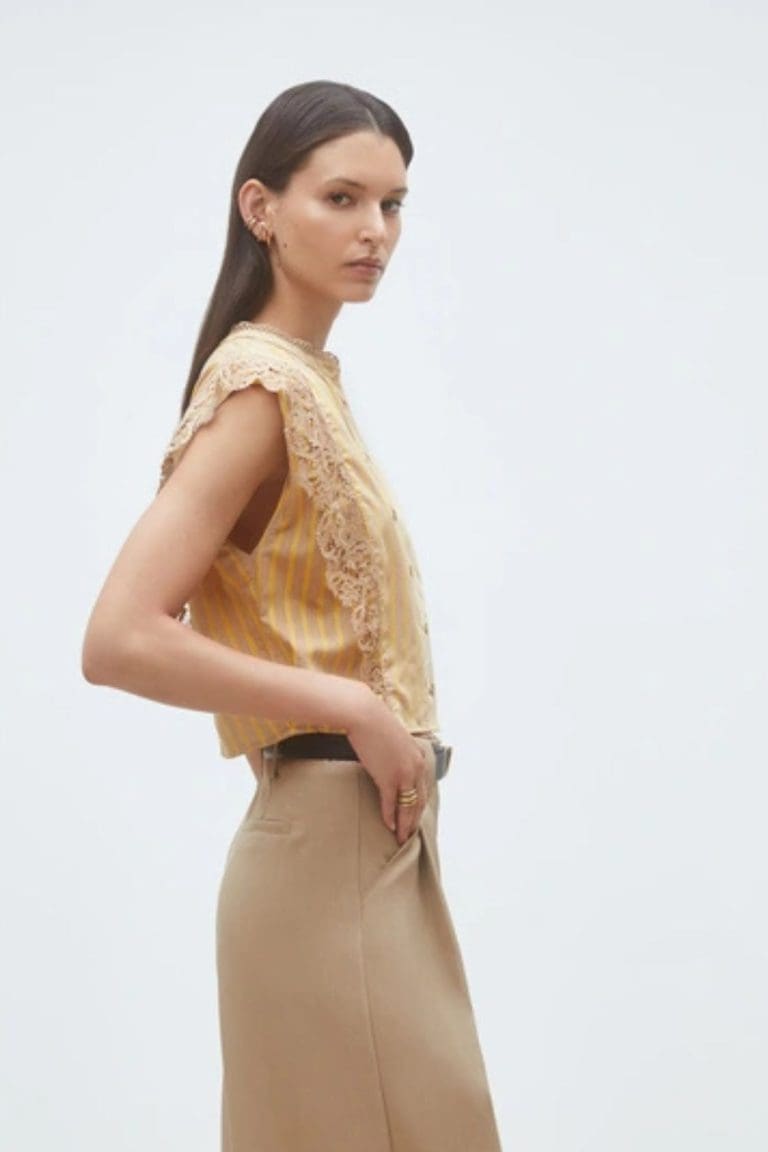 blouse lazur e26 camel suncoo