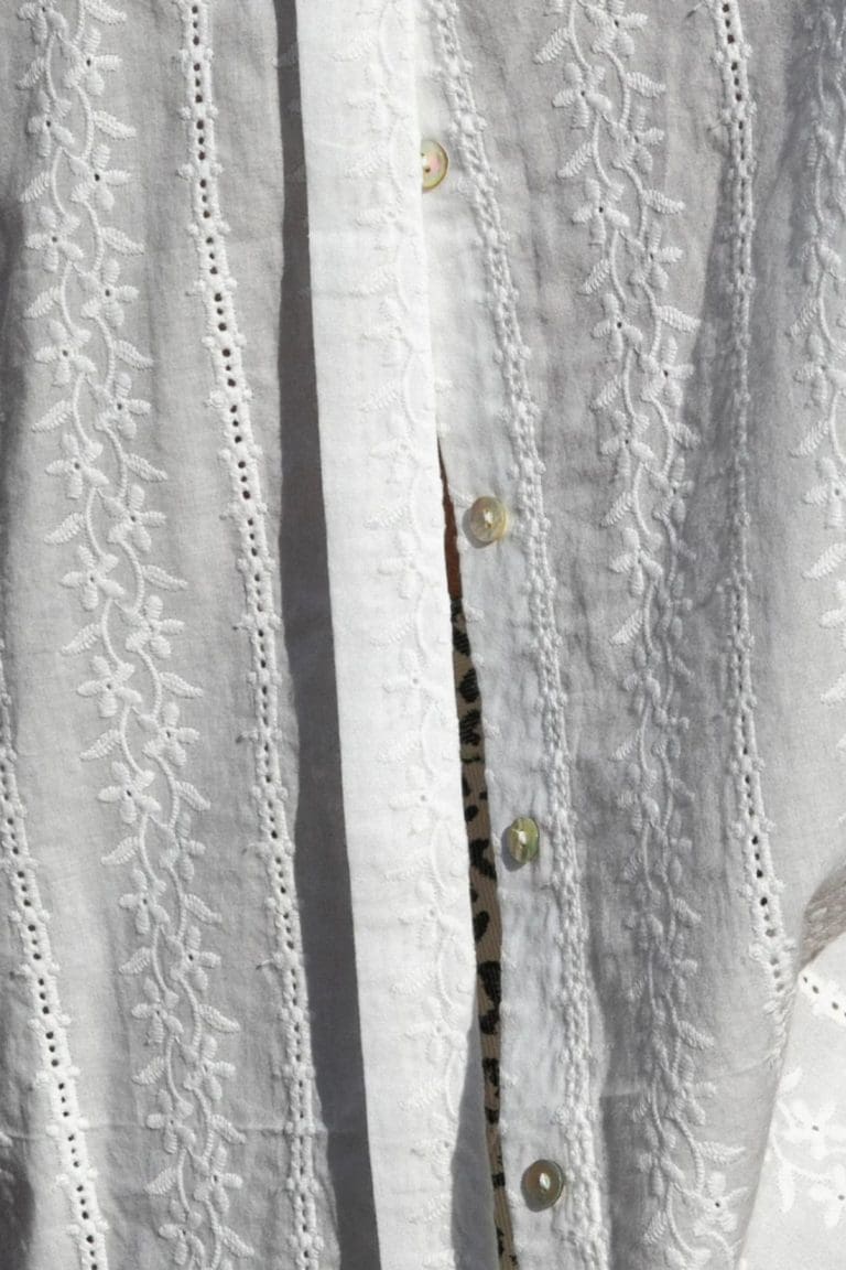 chemise cally e26 blanc Laureplusmax
