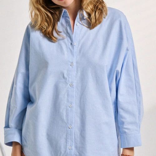 chemise cally e26 bleu Laureplusmax